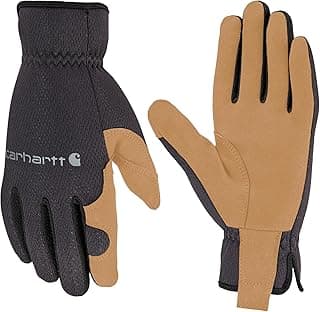 Carhartt Men's GD0794M High Dexterity Open Cuff Glove