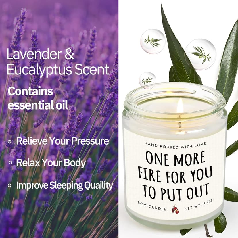 Manager Appreciation Gifts for Boss, Supervisor, Coworker, Office Humor for Boss Day, Birthday Christmas Gift Shqiueos Funny Boss Gifts for Women Men Lavender Scented Soy Wax Candle 7oz B0GJZ75HW2