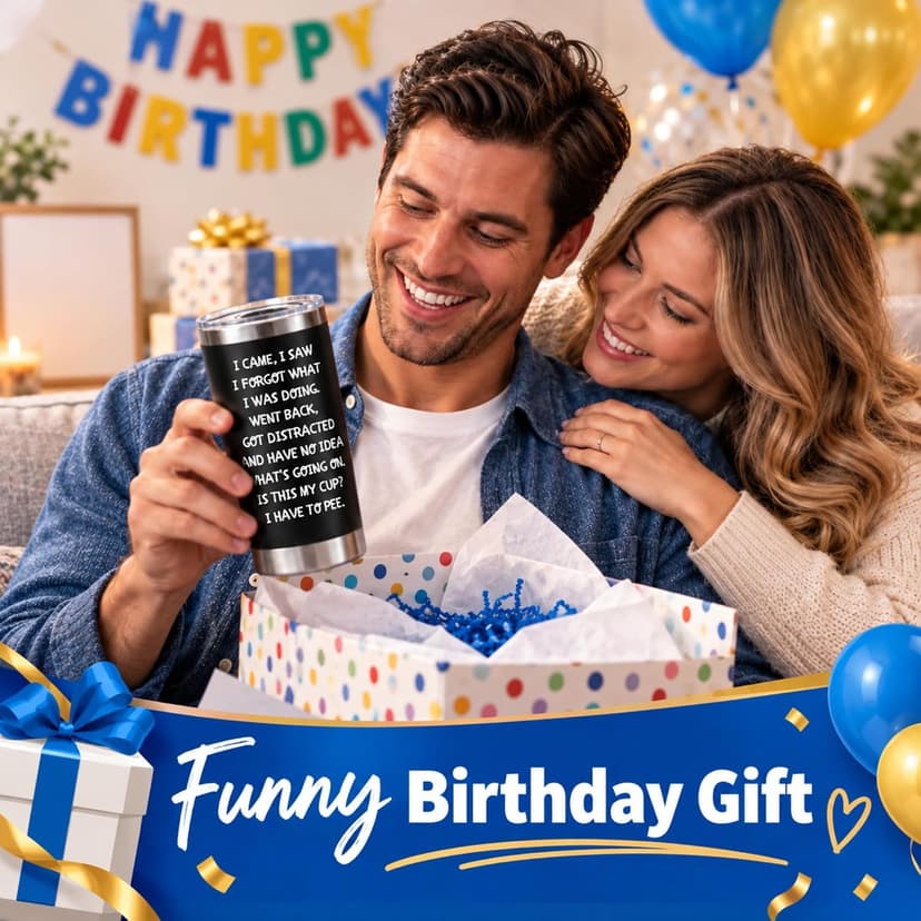 Birthday Gifts for Women Men-20 OZ Tumbler-Funny Gag Gifts B0FJM3QPDK