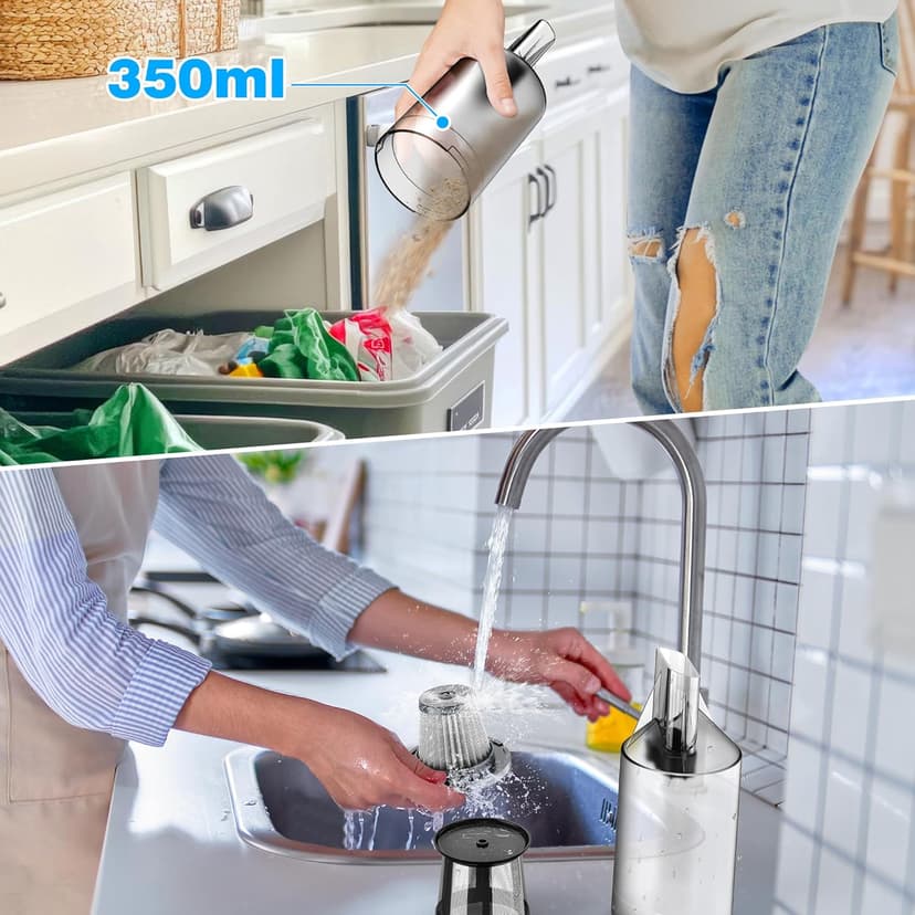 Handheld Vacuum Cleaner Cordless- 35000PA Strong Suction for Car & Home, Car Vacuum Portable Rechargeable Lightweight for Pet Hair with HEPA Filter, Quick Clean in Office/Desk/Couch (Black)