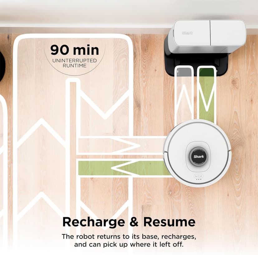 Shark AI Ultra Voice Control Robot Vacuum with Matrix Clean Navigation, Home Mapping, 60-Day Capacity, XL Self-Empty Base for Homes with Pets, Carpet & Hard Floors, Cool Grey