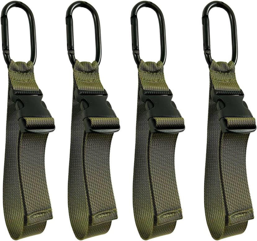 4-Pack Truck Gun Rack for Back Seat, Adjustable Headrest Rifle, Universal Vehicle Mount for SUV, Truck, Car, Jeep, Pickup - Secure Storage for Hunting, Archery, Fishing Gear.（Army Green）