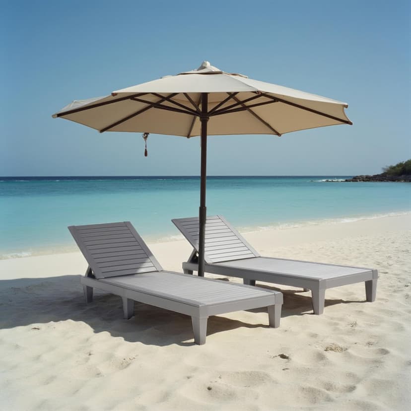 Nestl Patio Chairs - Grey Chaise Lounge Chair Outdoor, 5-Position Adjustable Sun Tanning Chair, Waterproof Pool Lounge Chairs Set of 2, Reclining Lawn Chair, Lightweight Outdoor Lounge Chairs