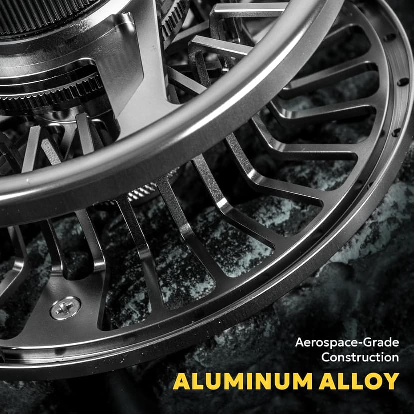 SF Premium SF005 Fly Fishing Reel Aircraft-Grade Aluminum 3/4/5, 5/6/7, 7/8/9 WT Dust-Proof Sealed Drag Free Reel Case Perfect for Trout & Bass