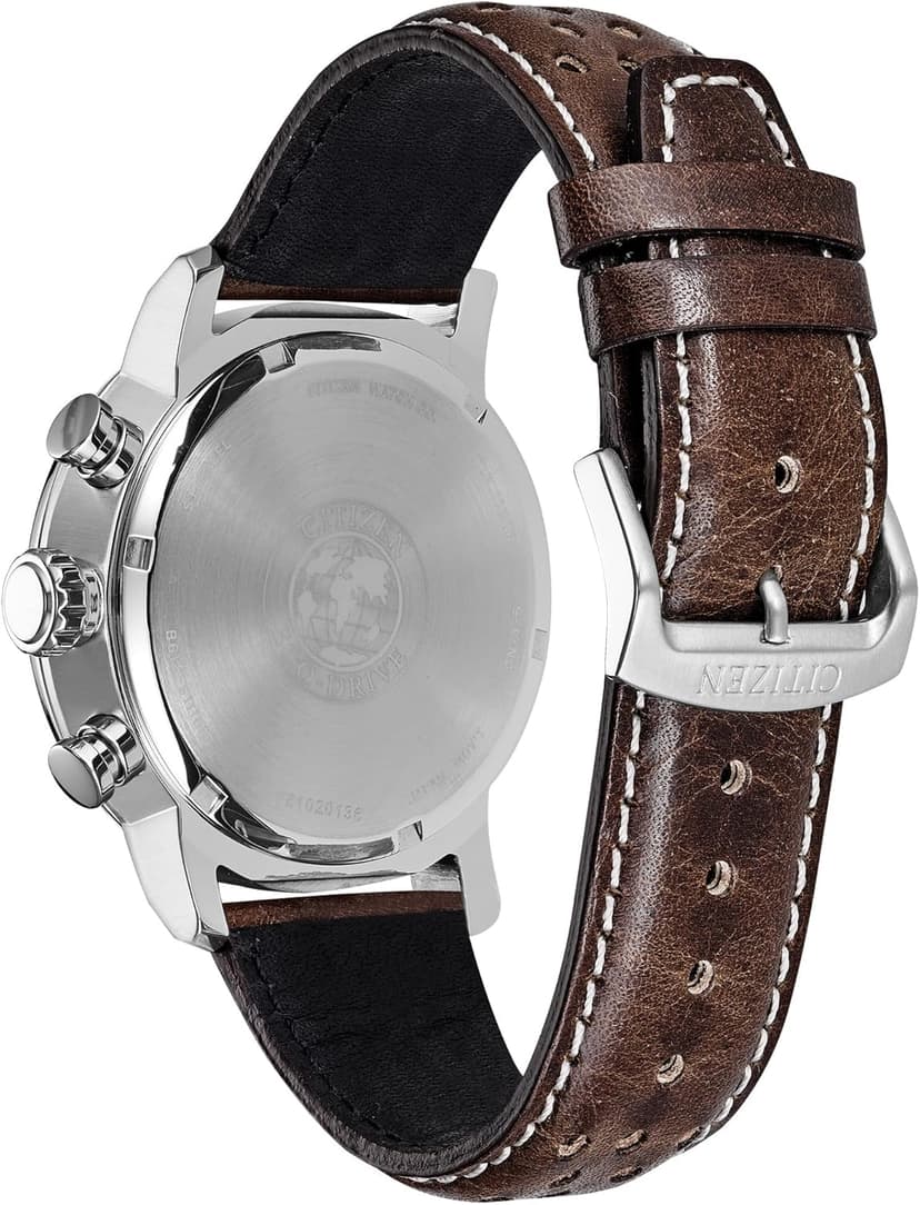 Citizen Men's Eco-Drive Weekender Brycen Chronograph Watch Stainless Steel Case
