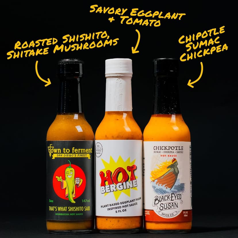 Hot Ones Hot Sauce Challenge - Season 30 - Hot Sauces Gift Sets - Variety Pack - Made with Natural Ingredients - Unique Small Batch Sampler Gift Set - 5 fl oz Bottles (10-Pack) B0GVVYMJKM