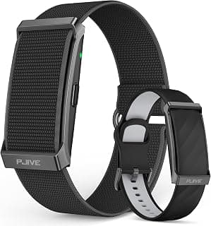 Smart Bracelet, Health Fitness & Activity Tracker with All-Day Continuous Heart Rate/Blood Pressure Monitor, Sleep Tracker, 170+ Sport Modes, 60 Day Battery & Free App, IP68 Smart Band for Android IOS
