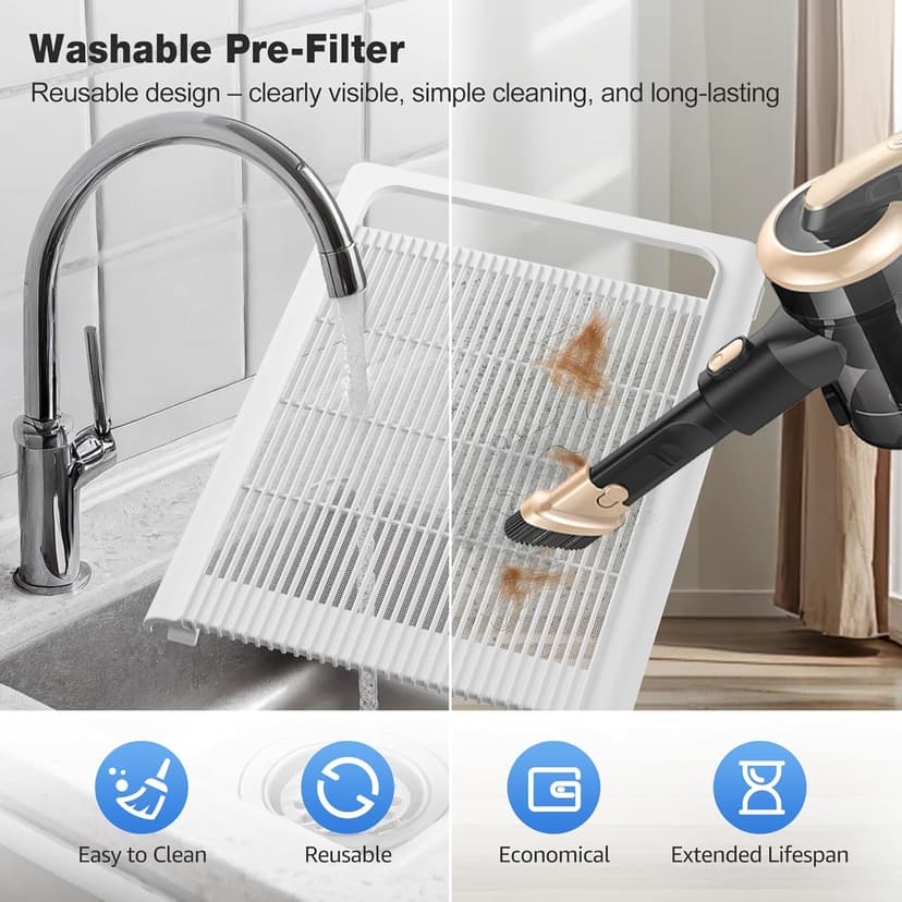 KNKA Air Purifier for Home Bedroom Large Room Up to 3,500 Ft², HEPA Air Cleaner with Washable Pre-Filter, AHAM VERIFIDE, AQI Display, ECO Mode, Pet Mode for Pets, Allergies, Dust, Pollen, APH4000