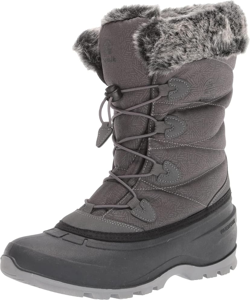 Kamik Momentum 3 Snow Boots for Women - Waterproof Boots - Insulated Winter Shoes for Women - Deep-Lug Traction Winter Shoes - -40°F Temperature Rating - Bungee Lacing System