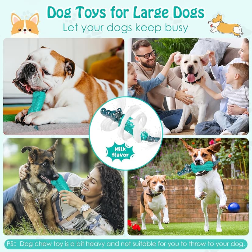 Alligator Dog Chew Toy for Medium & Large Breeds, Keep Them Busy, Reduce Boredom Jeefome Dog Toys for Aggressive Chewers B0BHN7K52L