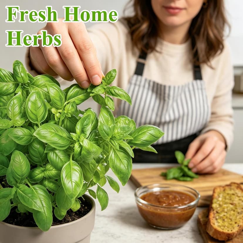 Indoor Herb Garden Kit, Culinary Herb Starter Kit with Seeds & Tools for Beginners, Kitchen Decor, House Warming Gifts for New Home, for Christmas, Ultimate Birthday Gifts for Women Men Mom Dad B0GR93MPX1