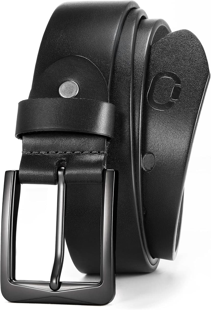 CHAOREN 1.5" Mens Belts Leather - Italian Full Grain Leather Belts - Ideal for Casul Jeans & Work Wear