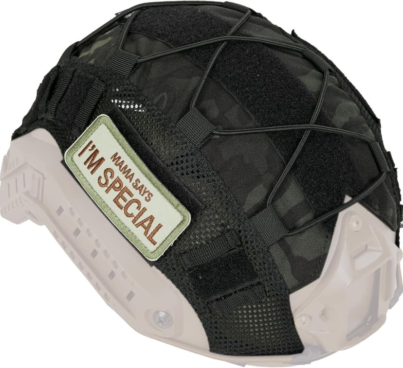 OneTigris Helmet Cover, Tactical Cloth Cover for Fast Helmet in Size L or M/L, XL or L/XL, Bump Helmet in Size XL or L/XL - ZKB12 No Helmet