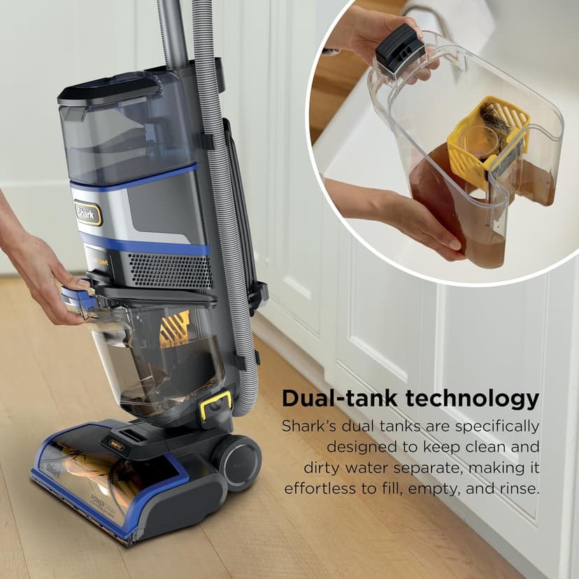 Shark CarpetXpert HairPro Upright Carpet, Area Rug & Upholstery Cleaner with Spot & Stain Remover, Perfect for Pets, Carpet Shampooer, 2 Cleaning Tools, Pet Cleaning Solution, Cobalt, EX251BRN