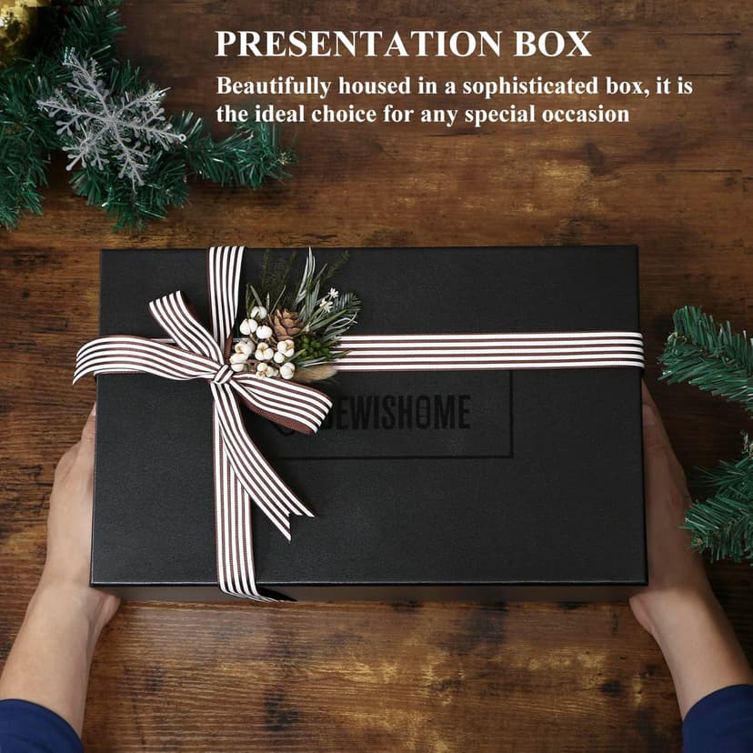 BEWISHOME BEWISHOME Watch Winders for Automatic Watches, Automatic Watch Winder Box Watch Spinner with LED Light, 4 Watch Winder with Quiet Running Motor and 6 Storage Case for Man/Woman's Watches, Brown SYQ01Y