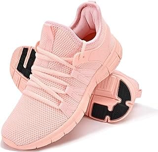 INZCOU Running Shoes Lightweight Tennis Shoes Non Slip Gym Workout Shoes Breathable Mesh Walking Sneakers