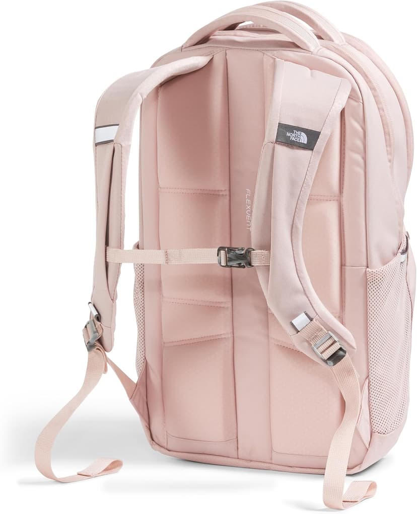 The North Face Women's Jester Everyday Laptop Backpack - Commuter Travel Bag, Laptop Sleeve, Water-Repellent, Pink Moss, One Size
