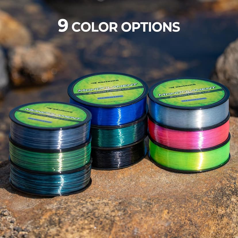 KastKing World's Premium Monofilament Fishing Line - Paralleled Roll Track - Strong and Abrasion Resistant Mono Line - Superior Nylon Material Fishing Line - 2015 ICAST Award Winning Manufacturer