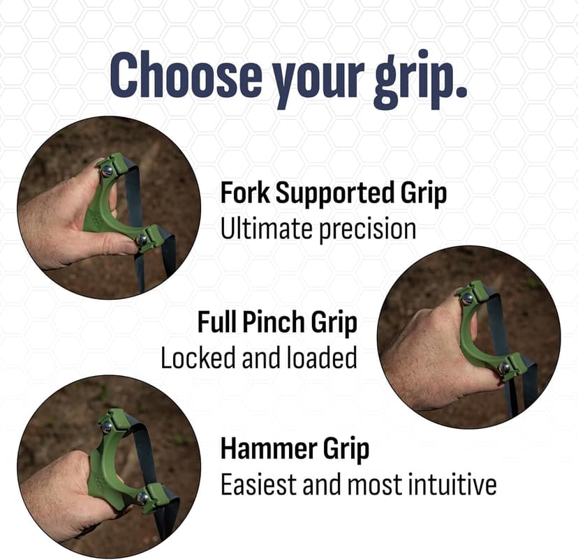 SimpleShot Scout XT Slingshot with Target, Clay Ammo and Bands for Professional Hunting and Powerful Target Shooting Sling Shot