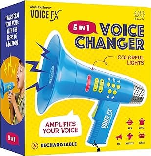 Voice Changer for Kids - Gifts for Kids - Voice Changing Device for Boys & Girls Ages 3-8+ Olds - Birthday Gifts for 3, 4, 5, 7, 8 Year Old Boy - Cool Outdoor Toys Gift Ideas for Kid, Toddler