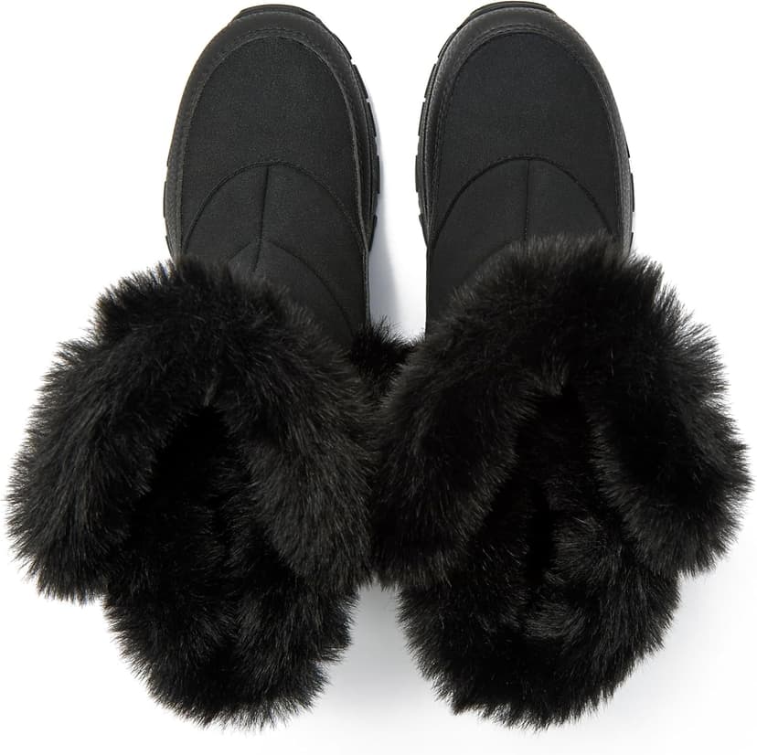 Lands' End Expedition Waterproof Insulated Womens Snow Boots, Lace Up or Slip On Winter Boots for Women, Medium or Wide Width Sizes 6 to 11, Black, Brown, Blue, White or Grey Winter Shoes