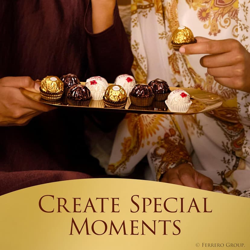 Ferrero Collection, 24 Count, Premium Gourmet Assorted Hazelnut Milk Chocolate, Dark Chocolate and Coconut, 9.1 oz