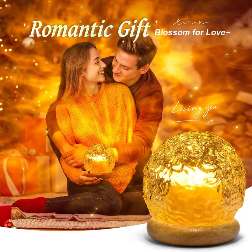 3-in-1 Sunset/Ocean/Northern, Remote, 6 Brightness, 1 Hr Timer, Made of Glass & Wood, Bedroom, Bathroom, Dorm,Halloween Light Ambient Lighting, 16 Colors Led Lights for Bedroom, Gift Ideas, Room Decor B0DG92NWYG