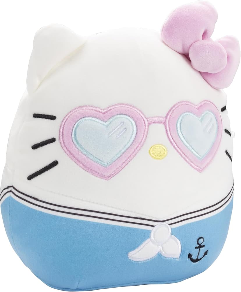 Soft Squishy Collectible Sanrio Summer Stuffed Animal Toy Gift for Kids, Boys & Girls Squishmallows 8-Inch Hello Kitty Sailor Jazwares Plush B0BT86R95G