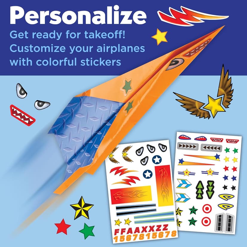 Creativity for Kids Paper Airplane Kit, Make 20 Airplanes B00A3H81LK