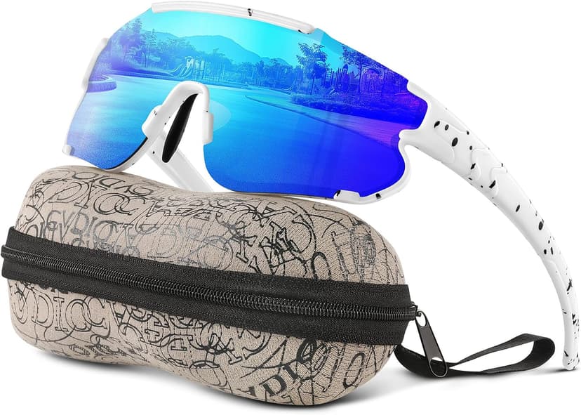 Kids Baseball Polarized Sunglasses: Sports Sunglasses for Boys Girls 3-12 Youth Sun Glasses for Cycling Running B0DB7QJYL4