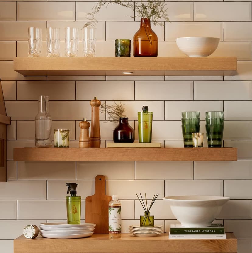 Thymes Frasier Fir Pine Needle Candle – Holiday Candles for Home Scented with Notes of Crisp Siberian Fir, Cedarwood & Sandalwood – Christmas Decor – Christmas Gifts for Women & Men (2 oz)