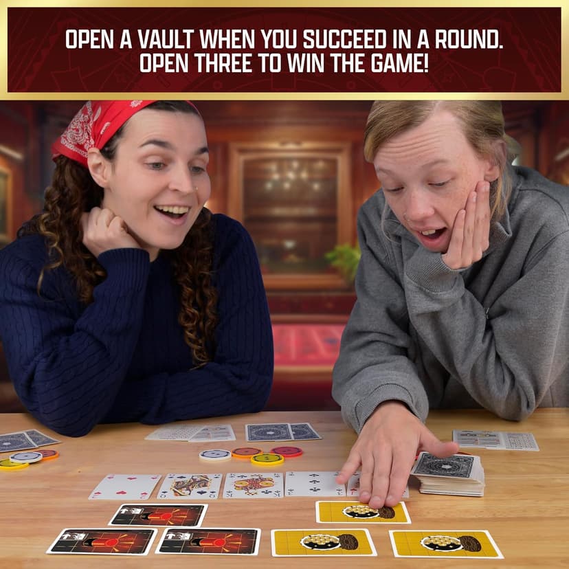 The Gang | Grown-Up Toy of the Year Finalist | Co-Operative Poker | Family Game | Game Night | Strategy Game | Ages 10+
