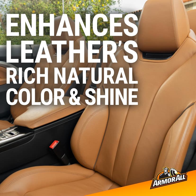 Armor All Interior Cleaner Car Leather Wipes by , For Cleaning Cars, Trucks and Motorcycles, 20 Count