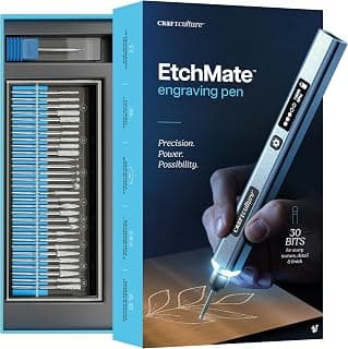 Cool Birthday Gift Ideas - Engraver Pen Tool - Teen Boy Gifts - Unique Gifts for Women, Teenage Girl - Craft Kits for Adults EtchMate Engraving Pen for Metal, Wood, Glass, Plastic & All Materials B0FRNNZZZH