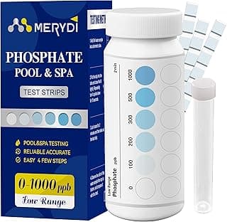 Phosphate Test Kit for Pool,50 Strips Phosphate Test Strip