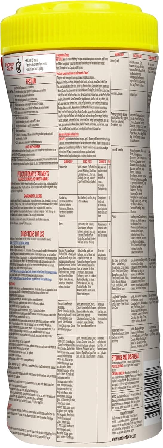 Sevin 100550409 Insect Killer Dust 1 Pound, White Label