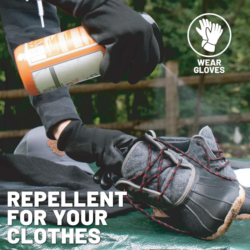 Ranger Ready Repellents 0.5% Permethrin Spray for Clothes and Outdoor Gear - Permethrin Insect & Tick Repellent - Scent Zero, 8 Fl Oz.