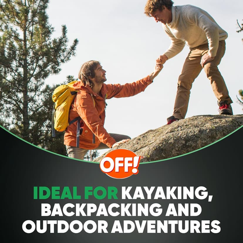 OFF! Deep Woods Sportsmen Insect Repellent Spray for Hunting Camping and Fishing 6 Ounce (Pack of 2)
