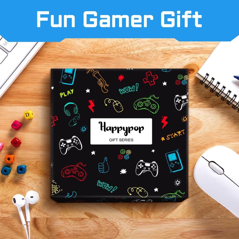 HAPPYPOP Gaming Gifts Teen Boys - Baseball Hockey Football Basketball Gaming Socks for Men