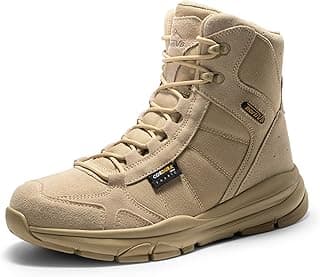 NORTIV 8 Men's Waterproof Lightweight Military Tactical Work Boots Outdoor Hiking Combat Motorcycle Boots