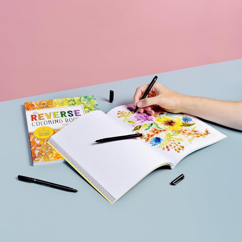 The Reverse Coloring Book™: The Book Has the Colors, You Draw the Lines! 1523515279