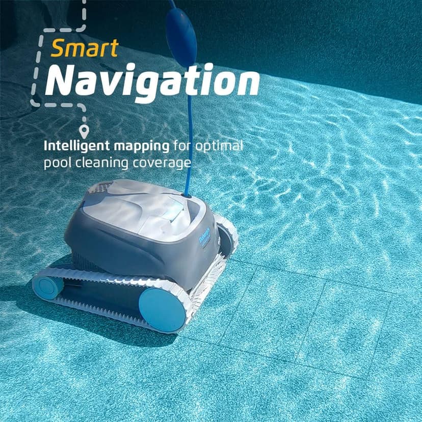 Dolphin Advantage Automatic Robotic Pool Vacuum Cleaner, Wall Climbing, Active Scrubber Brush, Ideal for In-Ground Pool Types up to 33 FT in Length