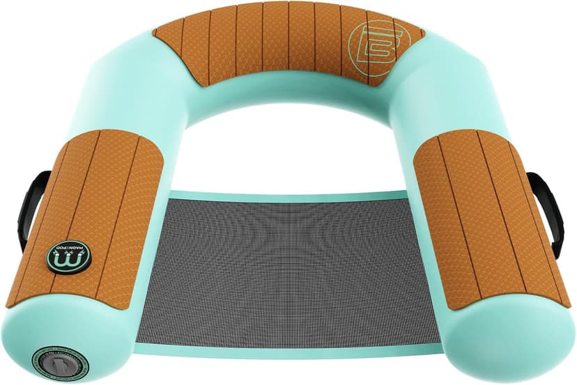 BOTE Hangout Suite Floating Chair Pool Beach Lake Boat Float Adults Family Friendly 4FT Multiple Colors 1 or 2 Pack Options Includes Mesh Carry Bag for Travel