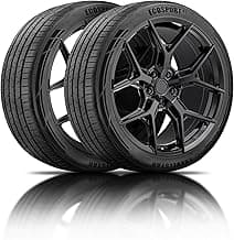 Set of 2 (Two) Travelstar Ecosport GT Ultra High-Performance 245/50R20 All Season Passenger Tire Set 245/50/20 245/50R20 102V Dual Tread Design for Sports Cars & Luxury Sedans[TIRE ONLY]