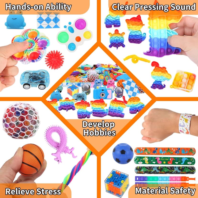 1000 Pcs Party Favors for Kids, Fidget Toys Bulk, Birthday Gift Toys, Fidgets Stocking Stuffers, Treasure Box Birthday Party, Goodie Bag Stuffers, Carnival Prizes, Pinata Filler Stuffers for Classroom B0CBDHC4BN
