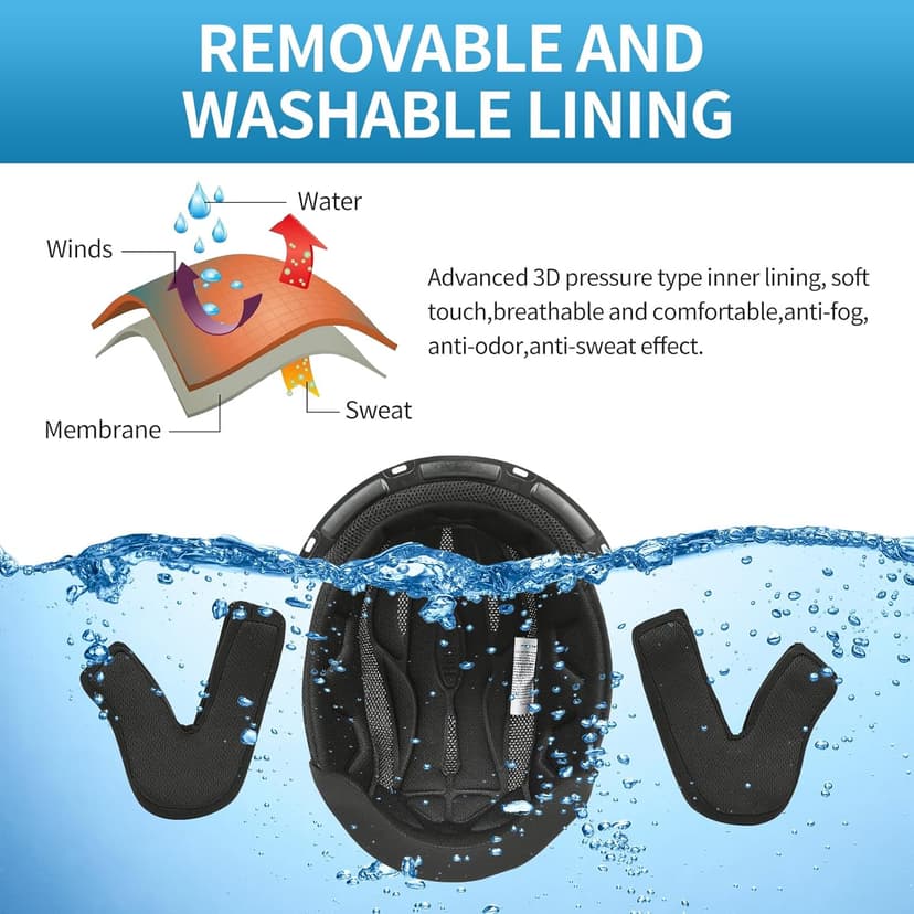 Motorcycle Bluetooth Modular Helmet, DOT Approved Dual Visor Full Face Flip up Bluetooth Integrated Motorcycle Helmets for Adults Men Women