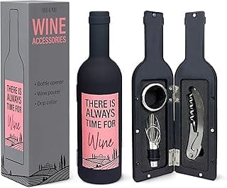 Lulu & You Wine Kit - Wine Opener Set - Wine Gift for Any Wine Enthusiast | Wine Accessories for Wine Lovers