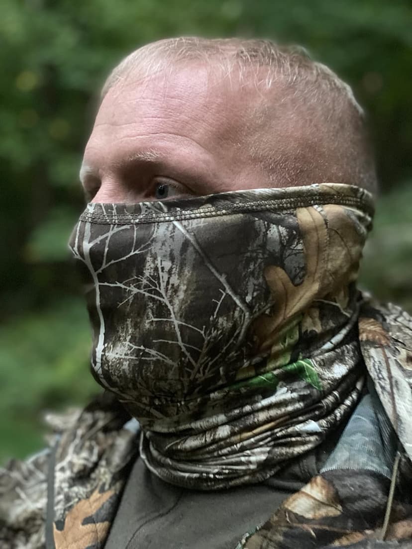 North Mountain Gear Camouflage Neck Gaiter For Hunting - Moisture Wicking