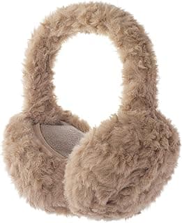 Trifabricy EarMuffs for Women Winter Faux Fur Warm Earmuffs Cute Foldable Ear Covers Cold Weather Fluffy Ear Warmers