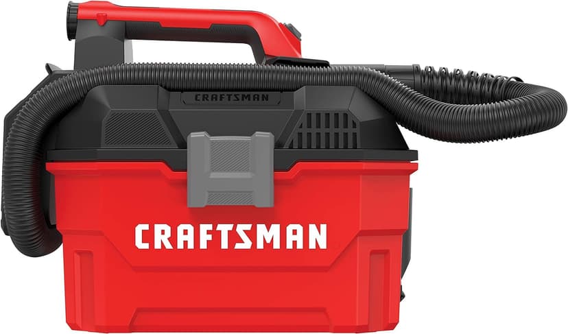 CRAFTSMAN V20 Cordless Vacuum Cleaner, Shop Vac Wet/Dry, 2 Gallon, 7ft Hose, Bare Tool Only (CMCV002B)